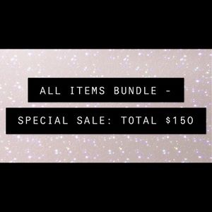 All items special sale!!! Total $150